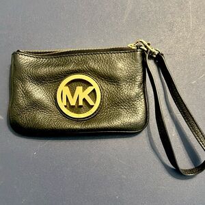 Real Micheal Kors wallet, black leather